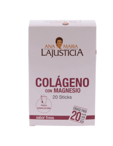 ANA Mº LAJUSTICIA COLAGENO/MAGNESIO 20 STICKS