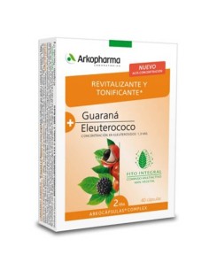 ARKOPHARMA GUARANA Y ELEUTEROCOCO 40CAPSULAS