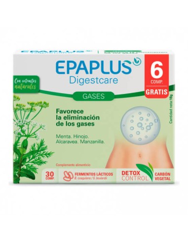 EPAPLUS DIGESTCARE GASES 30 COMP.