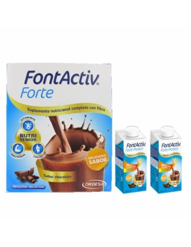 FONTACTIV FORTE 14 SOBRES 30 G SABOR CHOCOLATE +