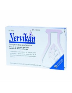 NERVIKAN 160 mg/80 mg 50 COMPRIMIDOS RECUBIERTOS