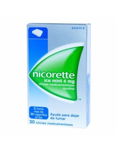 NICORETTE ICE MINT 4 mg 30 CHICLES MEDICAMENTOSOS