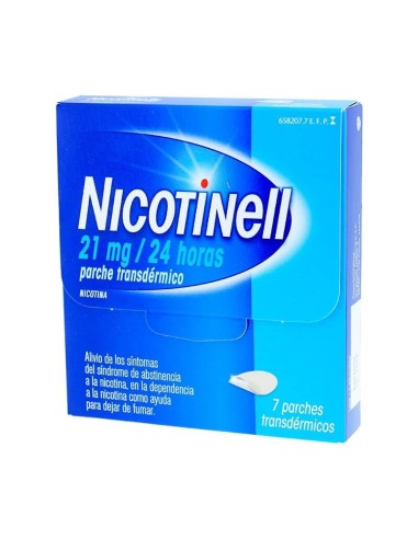 NICOTINELL 21 mg/24 h 7 PARCHES TRANSDERMICOS 52,5 mg