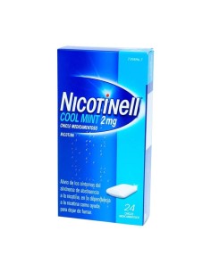 NICOTINELL COOL MINT 2 MG 24 CHICLES MEDICAMENTOSOS