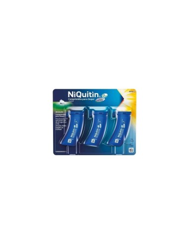 NIQUITIN 1,5 mg 60 COMPRIMIDOS PARA CHUPAR (SABOR MENTA)