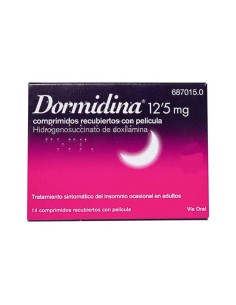 DORMIDINA 12,5 mg 14 COMPRIMIDOS RECUBIERTOS