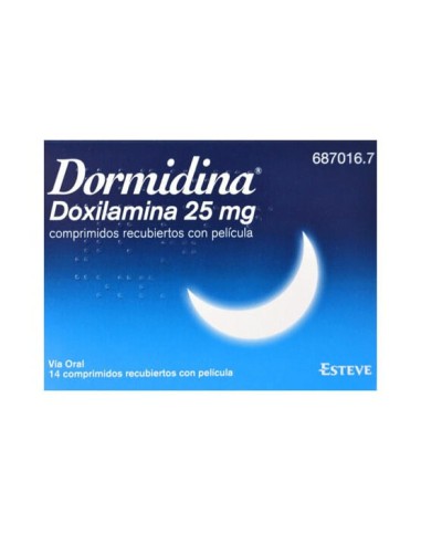 DORMIDINA 25 mg 14 COMPRIMIDOS RECUBIERTOS