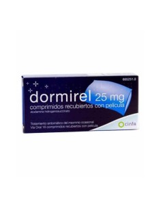 DORMIREL 25 MG 16 COMPRIMIDOS RECUBIERTOS