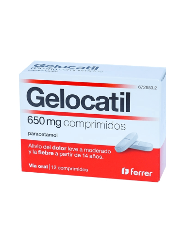 gelocatil 12 comprimidos