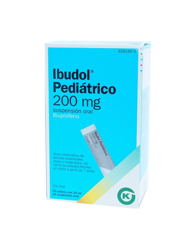 ibusol pediatrico 20 sobres para suspension oral