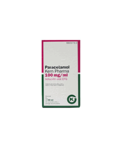 paracetamol kern pharma solución oral 100 ml