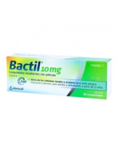 BACTIL 10 MG 20 COMPRIMIDOS RECUBIERTOS