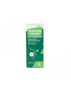 TANTUM VERDE 0,51 mg/PULSACION SOLUCION PARA PULVERIZACION BUCAL 1 FRASCO 15 ml