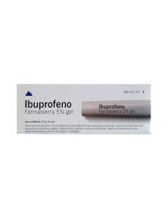 IBUPROFENO FARMASIERRA 50 mg/g GEL CUTANEO 1 TUBO 50 g