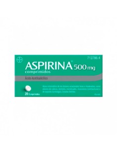 ASPIRINA 500 MG 20 COMPRIMIDOS