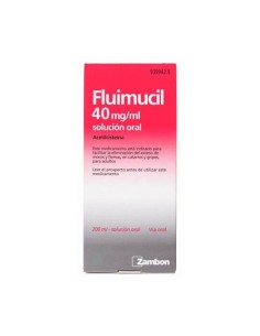 FLUIMUCIL 40 MG/ML SOLUCION ORAL 1 FRASCO 200 ML