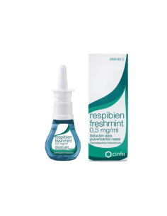 RESPIBIEN FRESHMINT 0,5 mg/ml SOLUCION PARA PULVERIZACION NASAL 1 FRASCO 15 ml