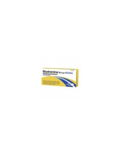 BIODRAMINA 20 mg 12 CHICLES MEDICAMENTOSOS