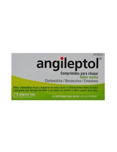 ANGILEPTOL 30 COMPRIMIDOS PARA CHUPAR (SABOR MENTA)
