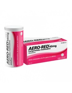 AERO RED 40 MG 100 COMPRIMIDOS MASTICABLES