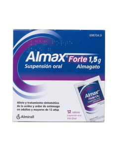 ALMAX FORTE 1,5 g 12 SOBRES SUSPENSION ORAL