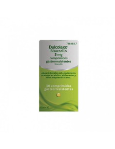 DULCOLAXO BISACODILO 5 MG 30 COMPRIMIDOS GASTRORRESISTENTES