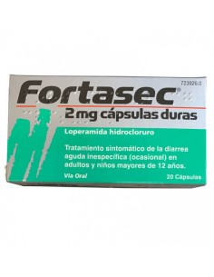 FORTASEC 2 MG 20 CAPSULAS