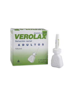 VEROLAX ADULTOS 5,4 ml SOLUCION RECTAL 6 ENEMAS 7,5 ml