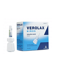 VEROLAX NIÑOS 1,8 ml SOLUCION RECTAL 6 ENEMAS 2,5 ml