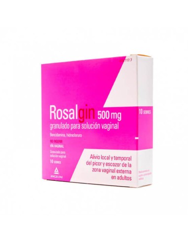 ROSALGIN 500 mg 10 SOBRES GRANULADO PARA SOLUCION VAGINAL
