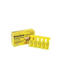 BETADINE UNIDOSIS 100 mg/ml SOLUCION CUTANEA 10 UNIDOSIS 5 ml