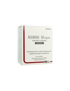 REGAXIDIL 50 MG/ML SOLUCION CUTANEA 4 FRASCOS 60 ML