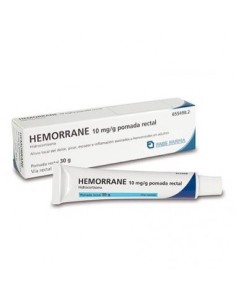 HEMORRANE 10 mg/g POMADA RECTAL 1 TUBO 30 g