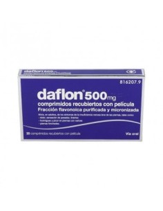 DAFLON 500 MG 30 COMPRIMIDOS RECUBIERTOS