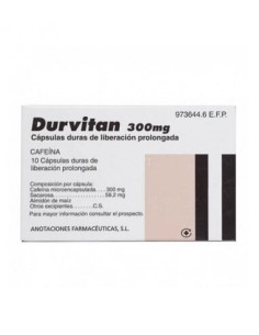 DURVITAN 300 MG 10 CAPSULAS LIBERACION PROLONGADA
