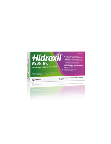 HIDROXIL B1-B6-B12 30 COMPRIMIDOS RECUBIERTOS