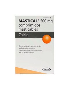 MASTICAL 1250 MG (500 MG CA) 90 COMPRIMIDOS MASTICABLES