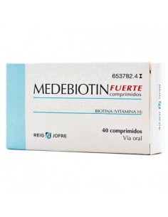 MEDEBIOTIN FUERTE 5 MG 40 COMPRIMIDOS