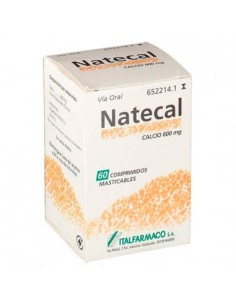 NATECAL 1500 MG (600 MG CA) 60 COMPRIMIDOS MASTICABLES