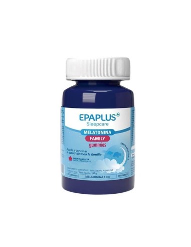 EPAPLUS SLEEPCARE MELATONINA FAMILY GUMMIES 50 GOMINOLAS