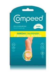 COMPEED DUREZAS HIDROCOLOIDE TALLA GRANDE 2 UNIDADES