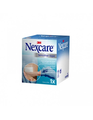 3M NEXCARE ESPARADRAPO HIPOALERGICO PIEL 5 M X 5 CM