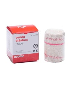 ACOFAR CREPE VENDA ELASTICA 4 M X 5 CM 1 UNIDAD