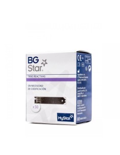 BG STAR TIRAS REACTIVAS GLUCEMIA 50 UND