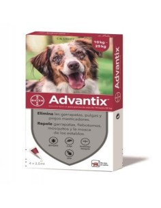 ADVANTIX PIPETAS PERROS DE 10 HASTA 25 KG