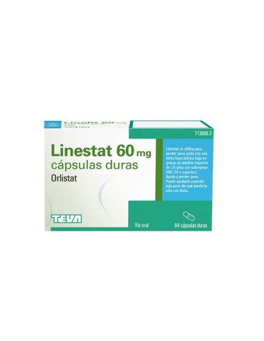 LINESTAT 60 mg 84 CAPSULAS