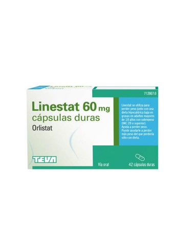 LINESTAT 60 mg 42 CAPSULAS