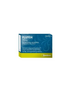 FLUTOX 10 MG 20 COMPRIMIDOS RECUBIERTOS