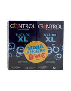 CONTROL NATURE XL PRESERVATIVOS PACK AHORRO 2X12