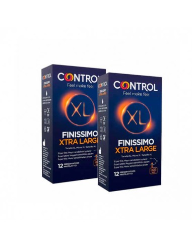 CONTROL FINISSIMO XL PRESERVATIVOS 12 UNIDADES +